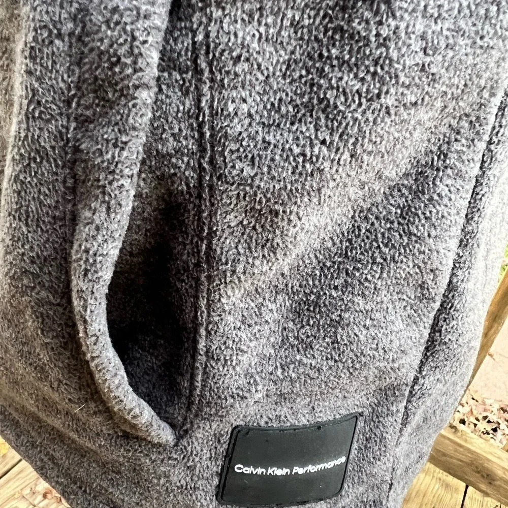 Calvin Klein gray fleece Performance Vest